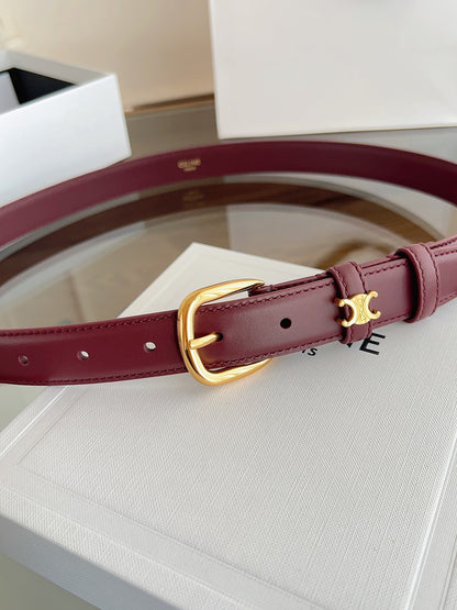 Celine Vivienne Taurillon 25mm Belt