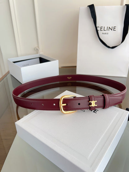 Celine Vivienne Taurillon 25mm Belt