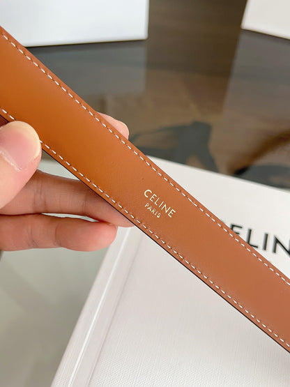 Celine Vivienne Taurillon 25mm Belt