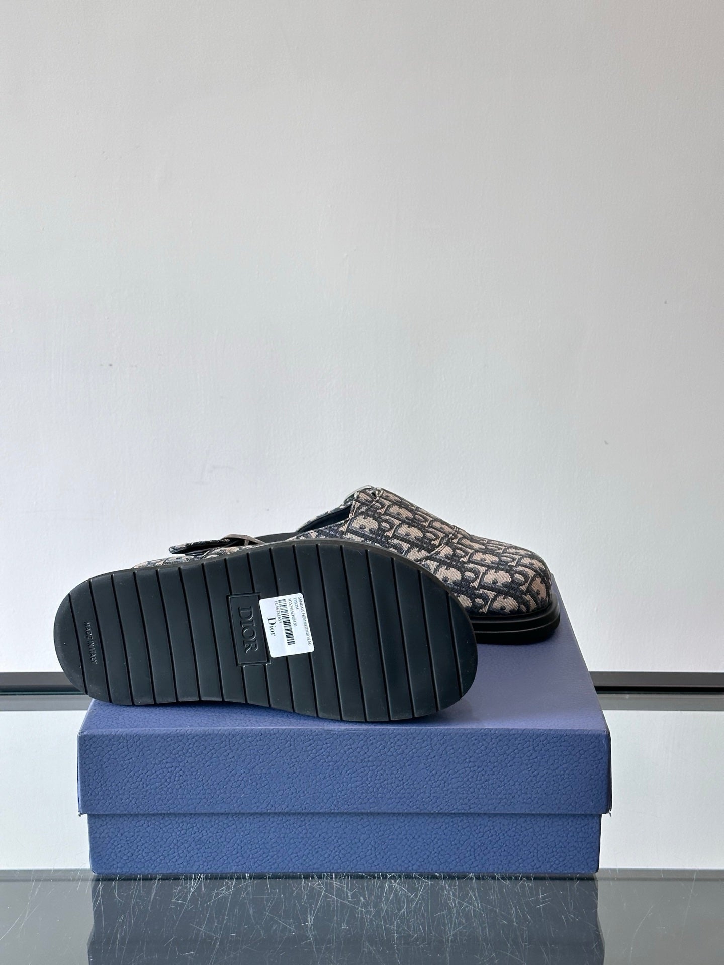 Dior Oblique Print Closed-Toe Mules