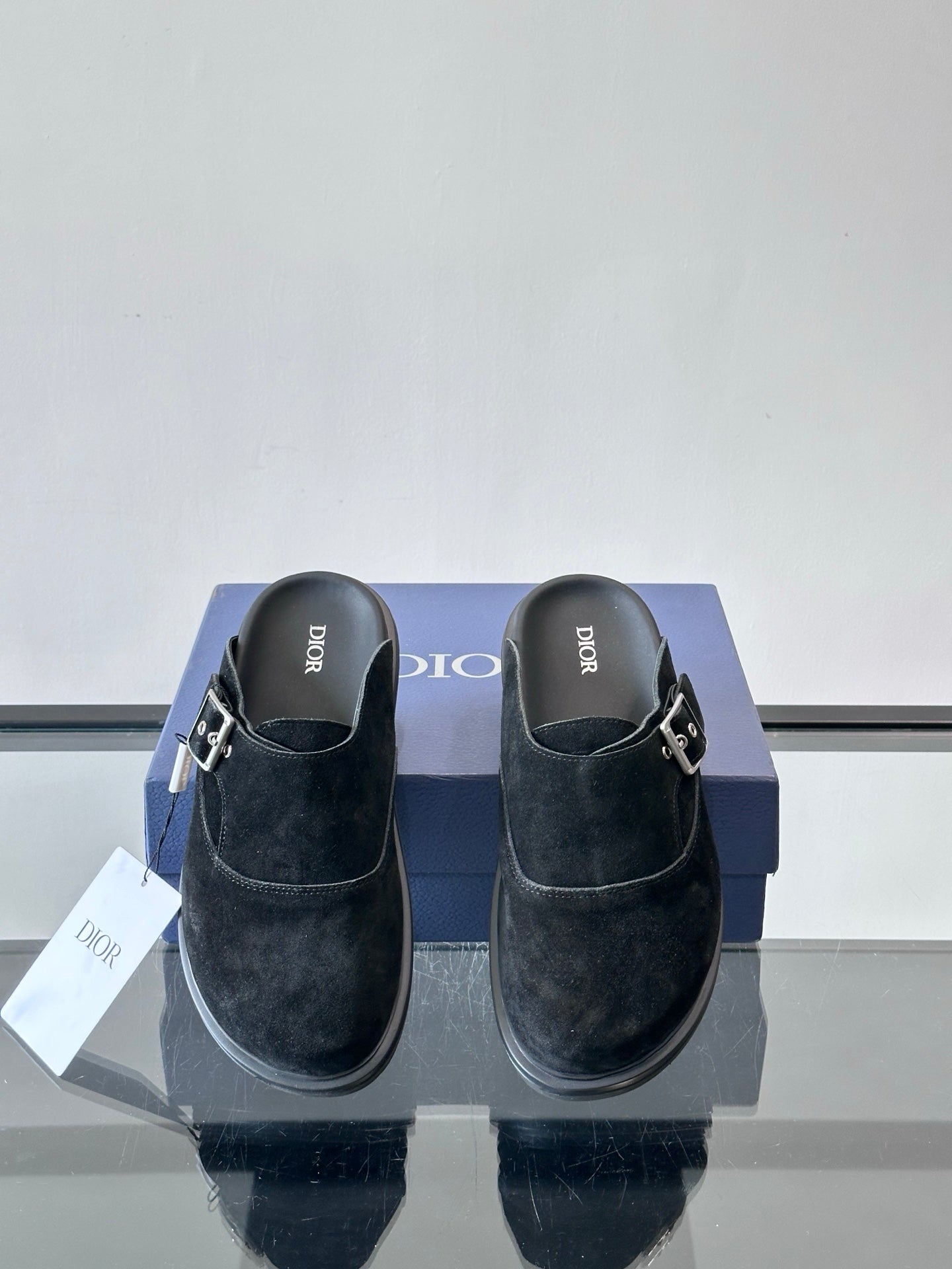 Dior Oblique Closed-Toe Mules
