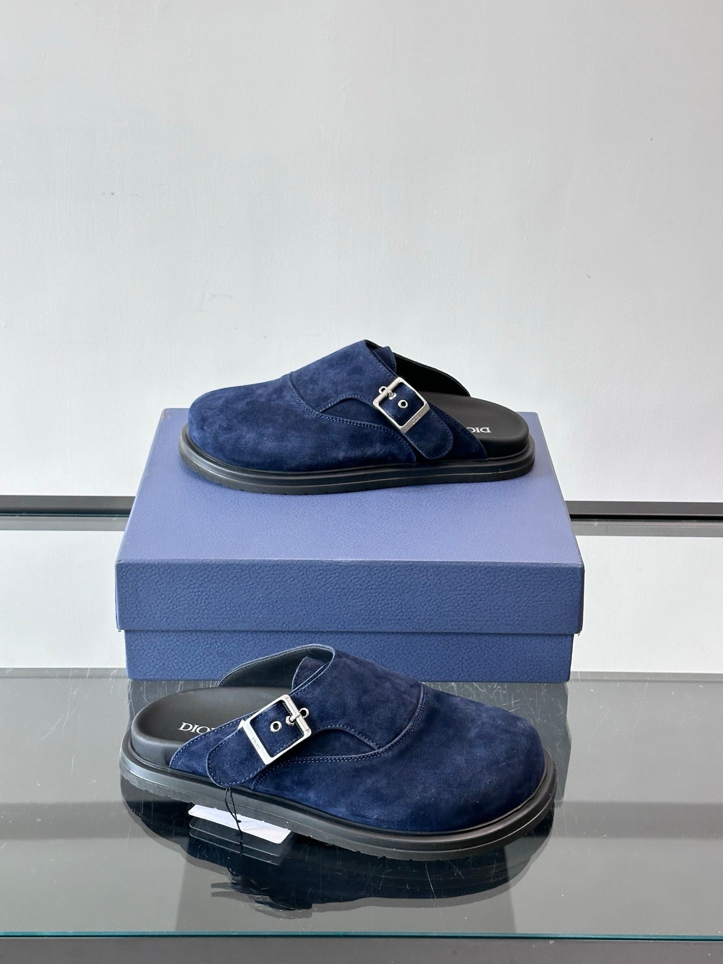 Dior Oblique Closed-Toe Mules