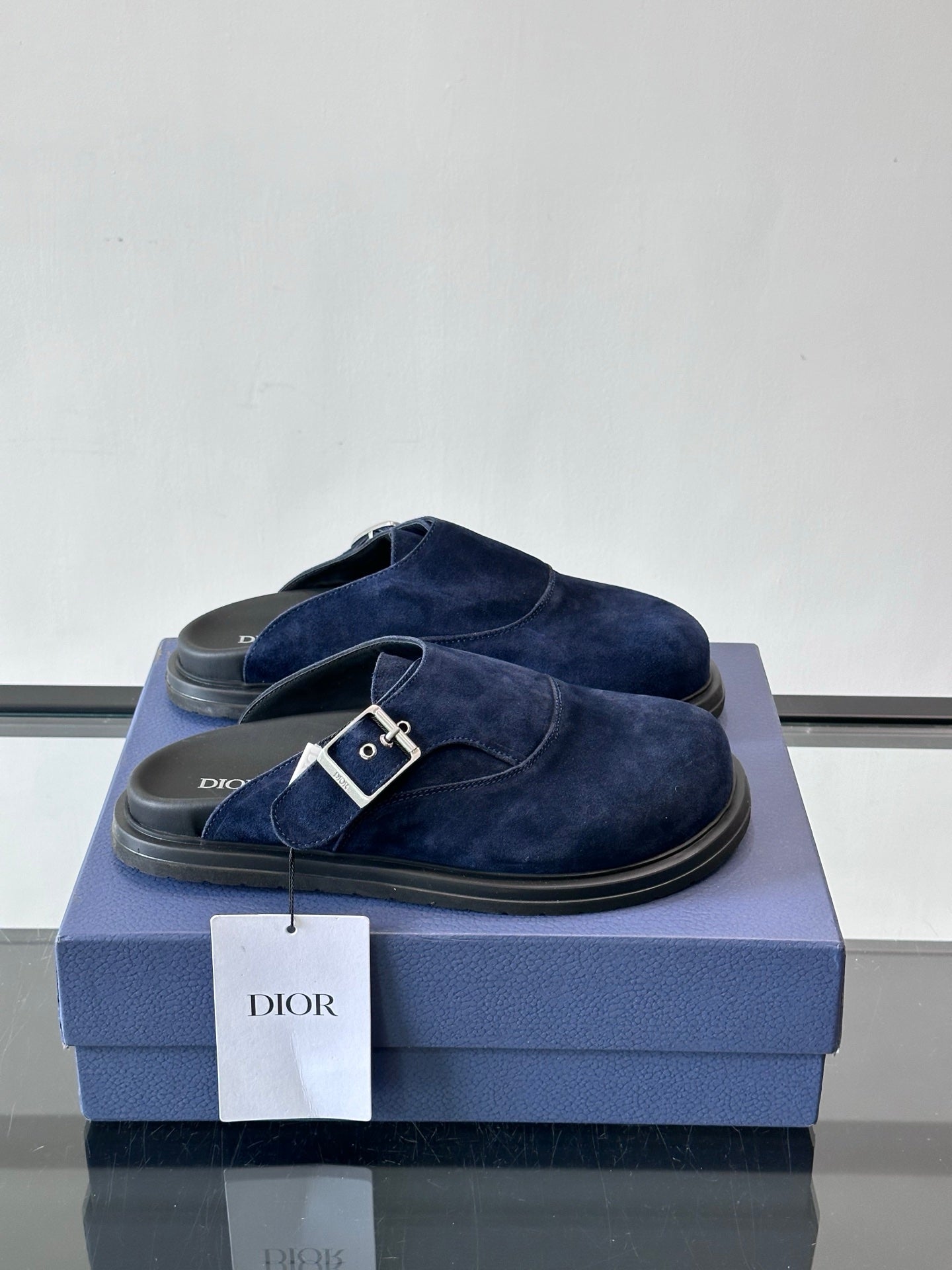 Dior Oblique Closed-Toe Mules