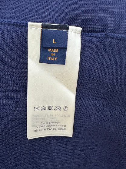 Louis Vuitton Monogram Embossed Zip-Up Sweatshirt – SS26