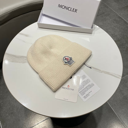 Moncler Knitted Beanie Hat