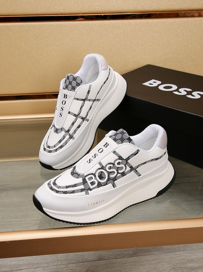 Boss New Men's Luxury Athletic Sneakers