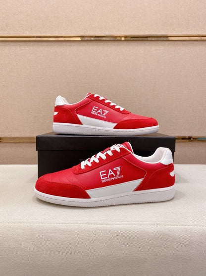 Armani Italian Leather Luxury Sneakers – New Collection