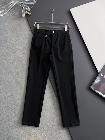 Moncler 2025 Pure Cotton Casual Trousers