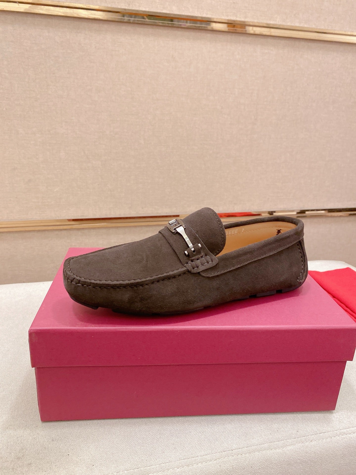 Ferragamo Men's Suede Driving Shoes