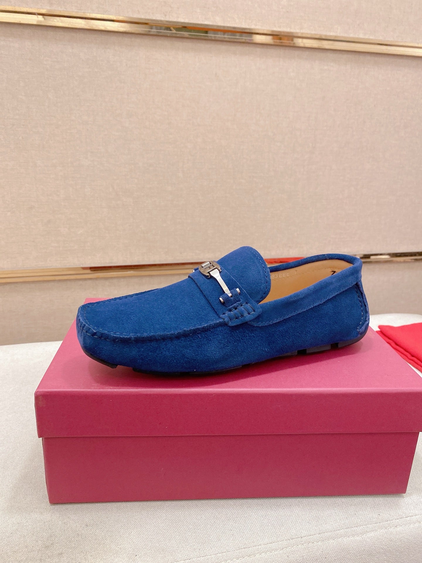 Ferragamo Men's Suede Driving Shoes
