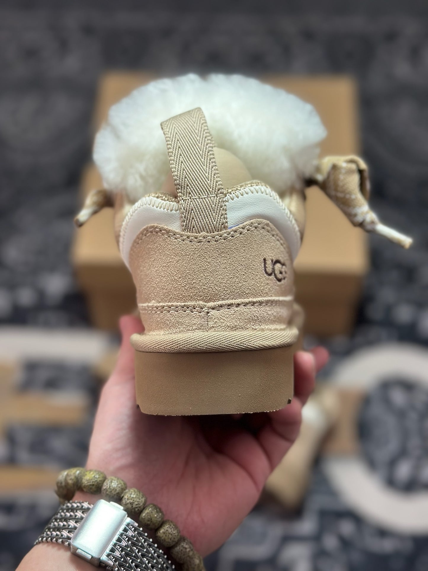 UGG Lowmel Sheepskin Snow Boots