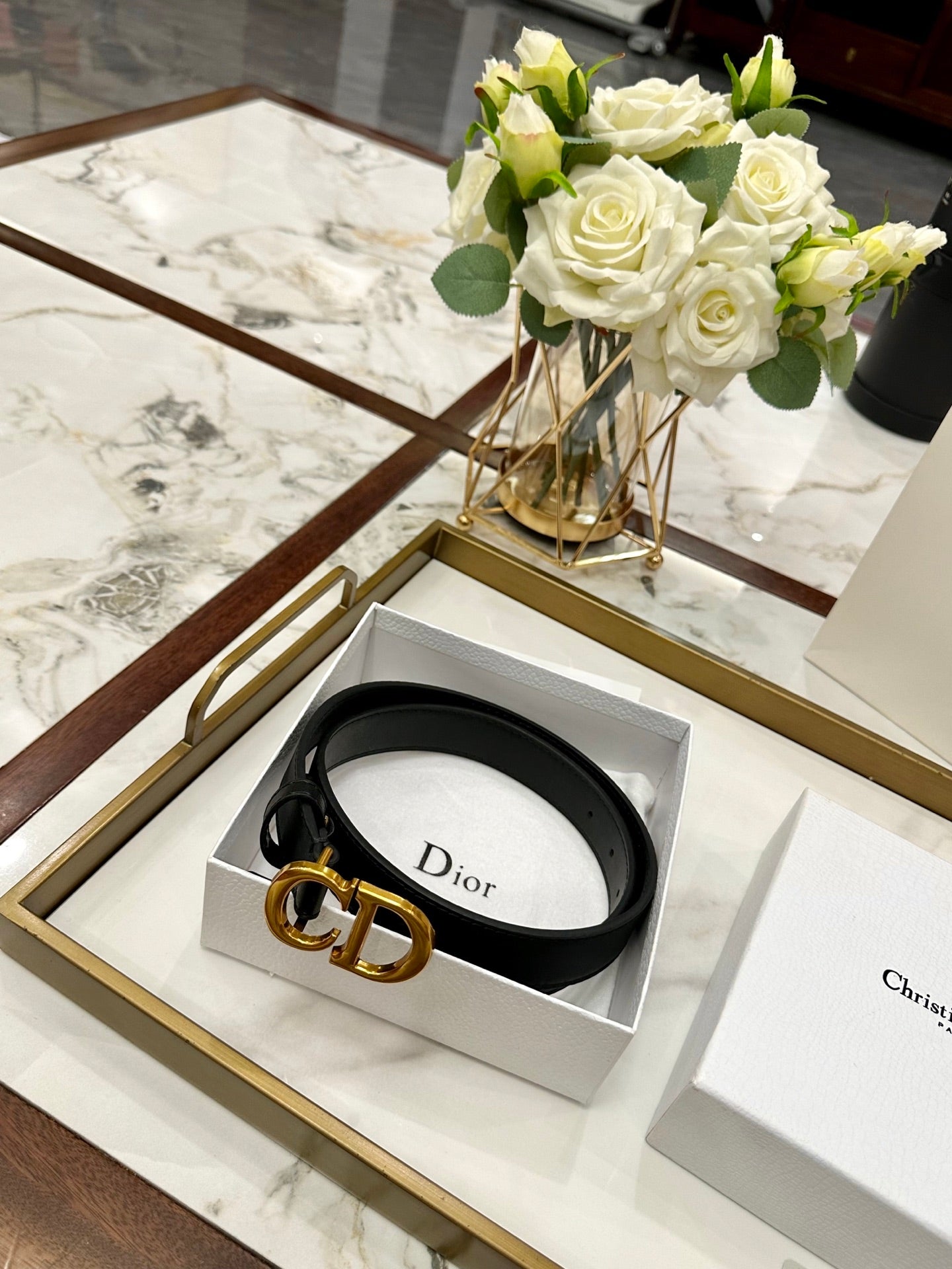 Dior Classic Leather Belt – 3.0cm