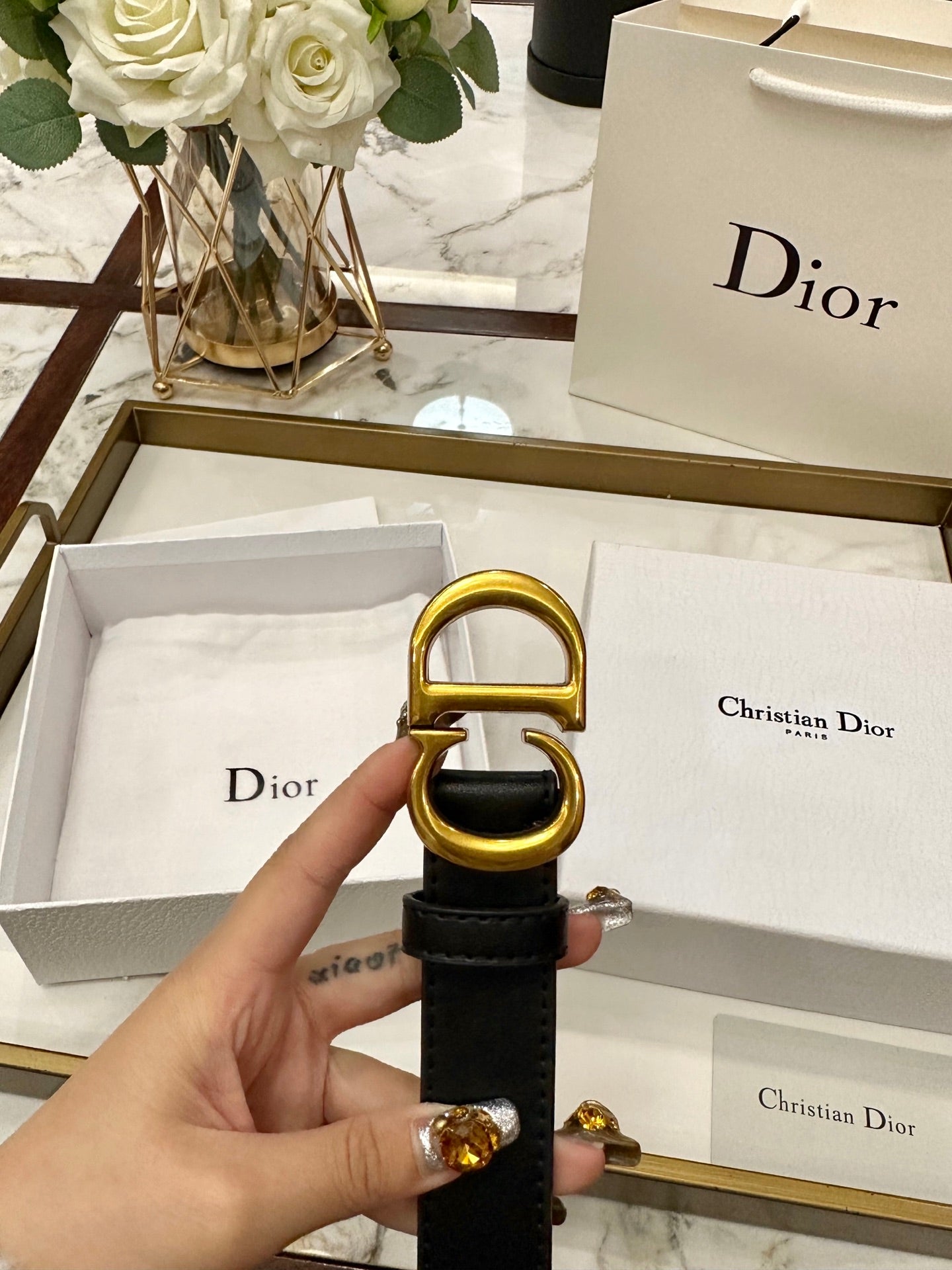 Dior Classic Leather Belt – 3.0cm