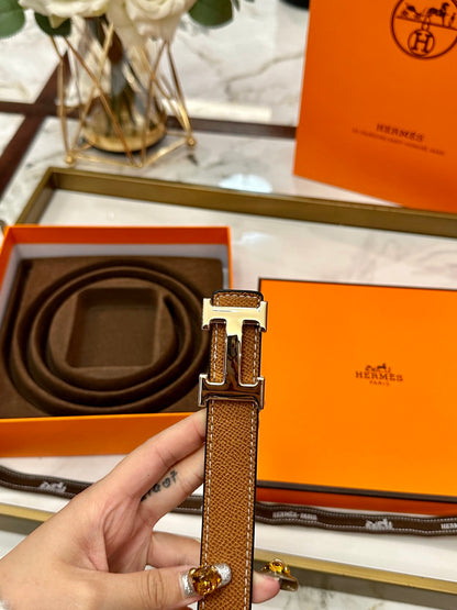 Hermès Classic Leather Belt – 2.5cm