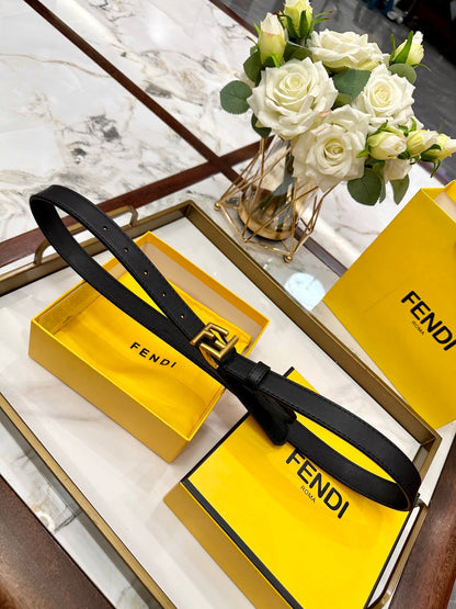 Fendi Classic Leather Belt – 2.5cm