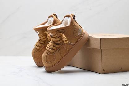 UGG Kids Leather Snow Boots – Kids Collection