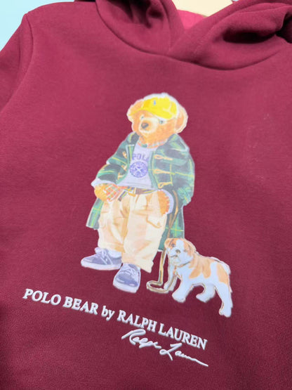 Ralph Lauren Inspired Kids Hooded Sweatshirt – 2025FW – Kids Collection