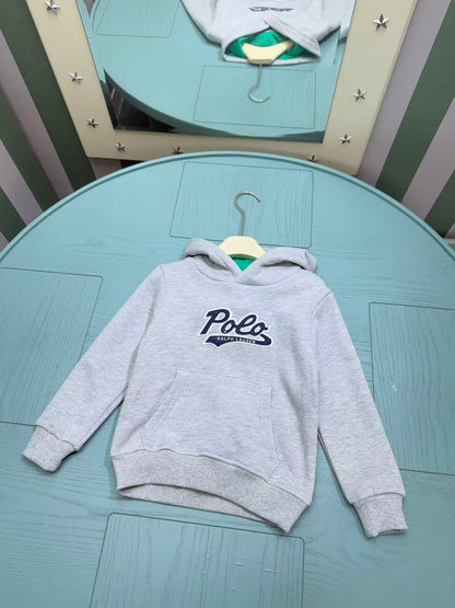 Ralph Lauren Inspired Kids Hooded Sweatshirt – 2025FW – Kids Collection