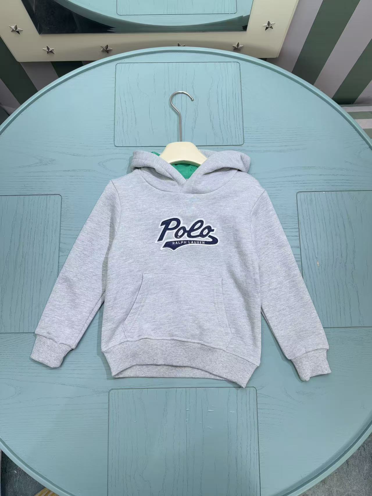 Ralph Lauren Inspired Kids Hooded Sweatshirt – 2025FW – Kids Collection