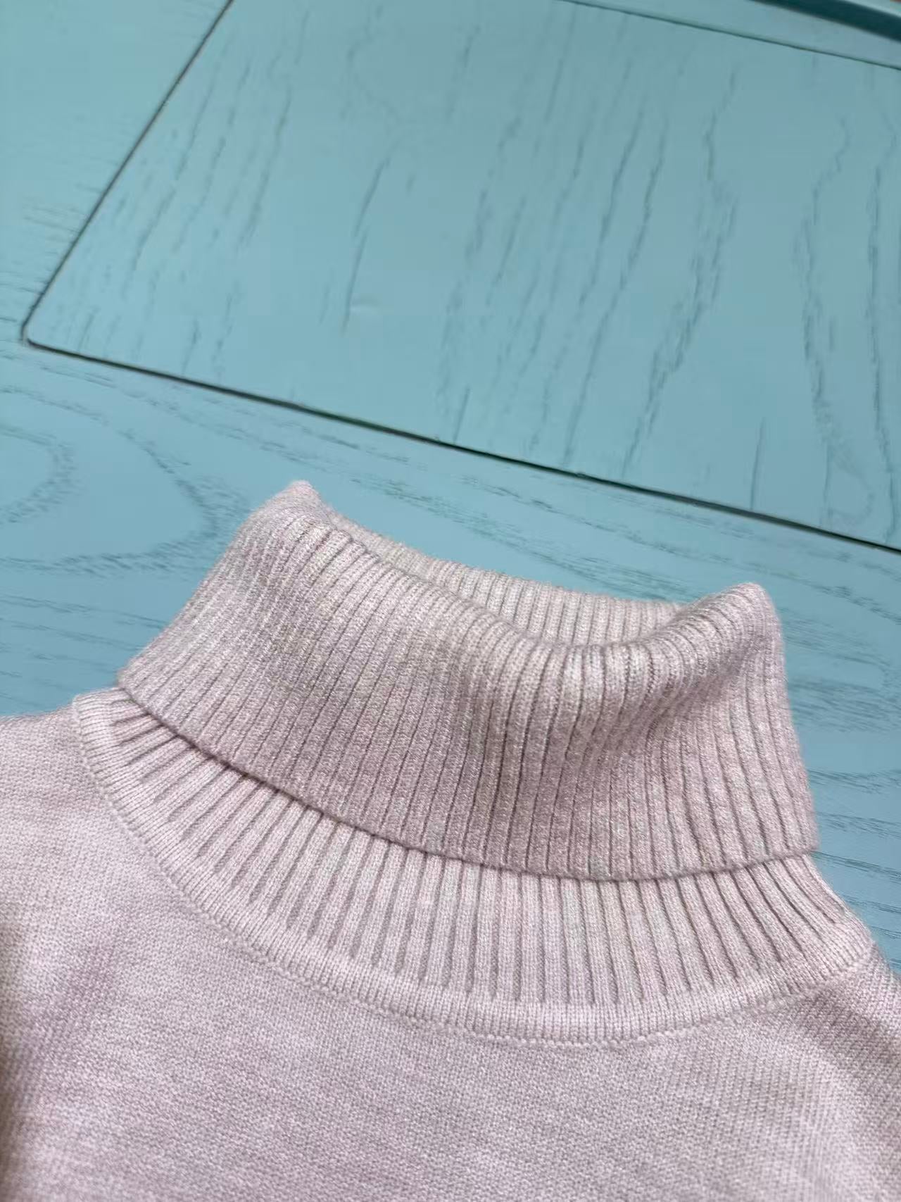 Burberry Kids High-Neck Knit Sweater – 2025SS – Kids Collection