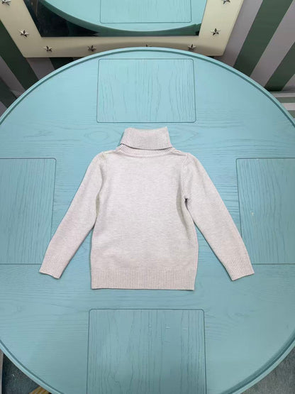 Burberry Kids High-Neck Knit Sweater – 2025SS – Kids Collection
