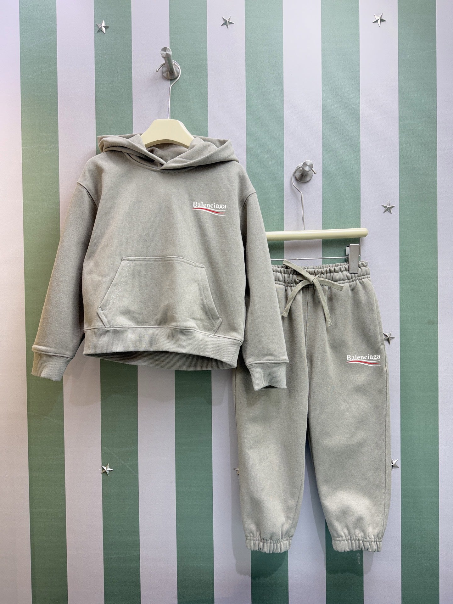 Balenciaga Kids Hooded Sweatshirt Set – 2025FW – Kids Collection