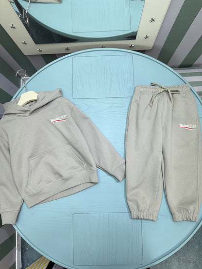 Balenciaga Kids Hooded Sweatshirt Set – 2025FW – Kids Collection