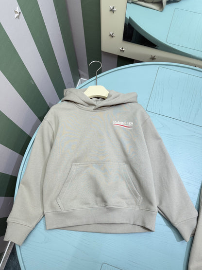 Balenciaga Kids Hooded Sweatshirt Set – 2025FW – Kids Collection