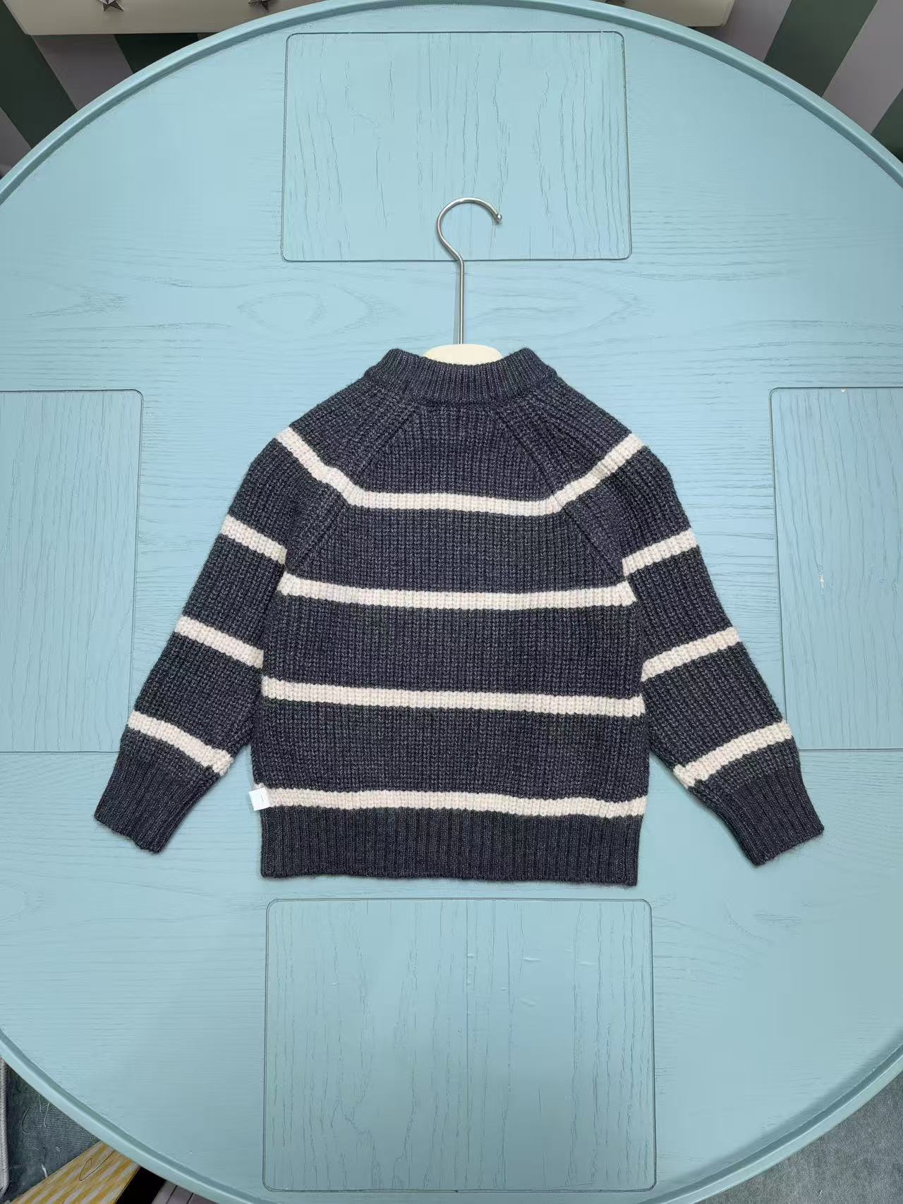 Moncler Classic Logo Kids Knit Sweater – 2025SS