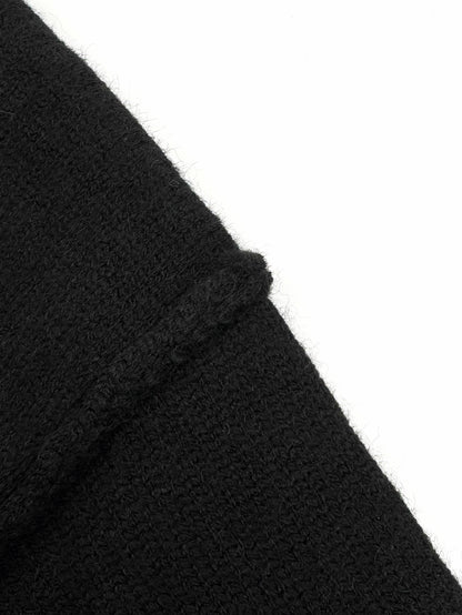 Ami Paris Heart Jacquard Merino Cardigan