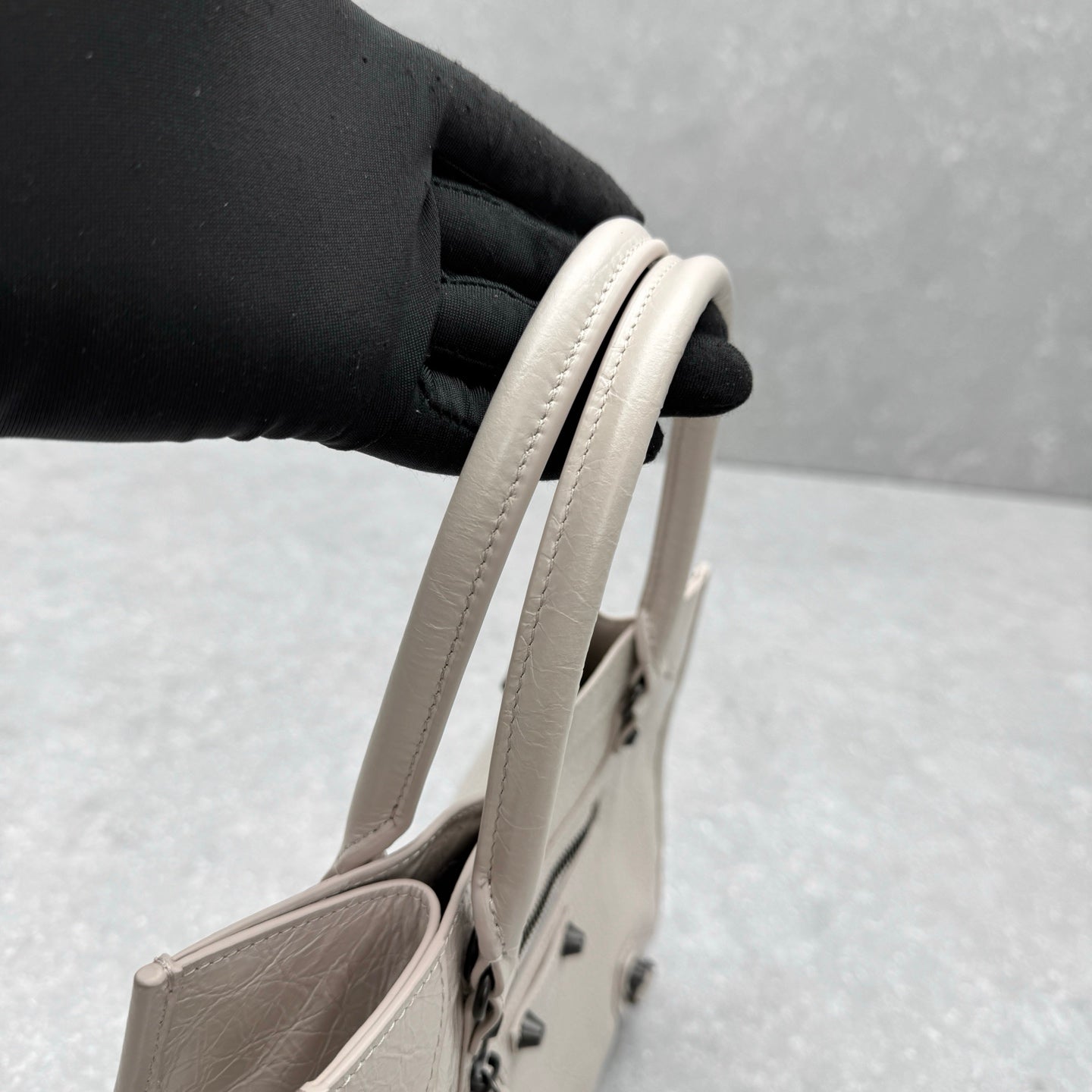 Balenciaga Le City Small Tote Bag – Almond