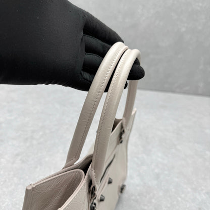 Balenciaga Le City Small Tote Bag – Almond