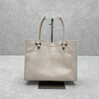 Balenciaga Le City Small Tote Bag – Almond