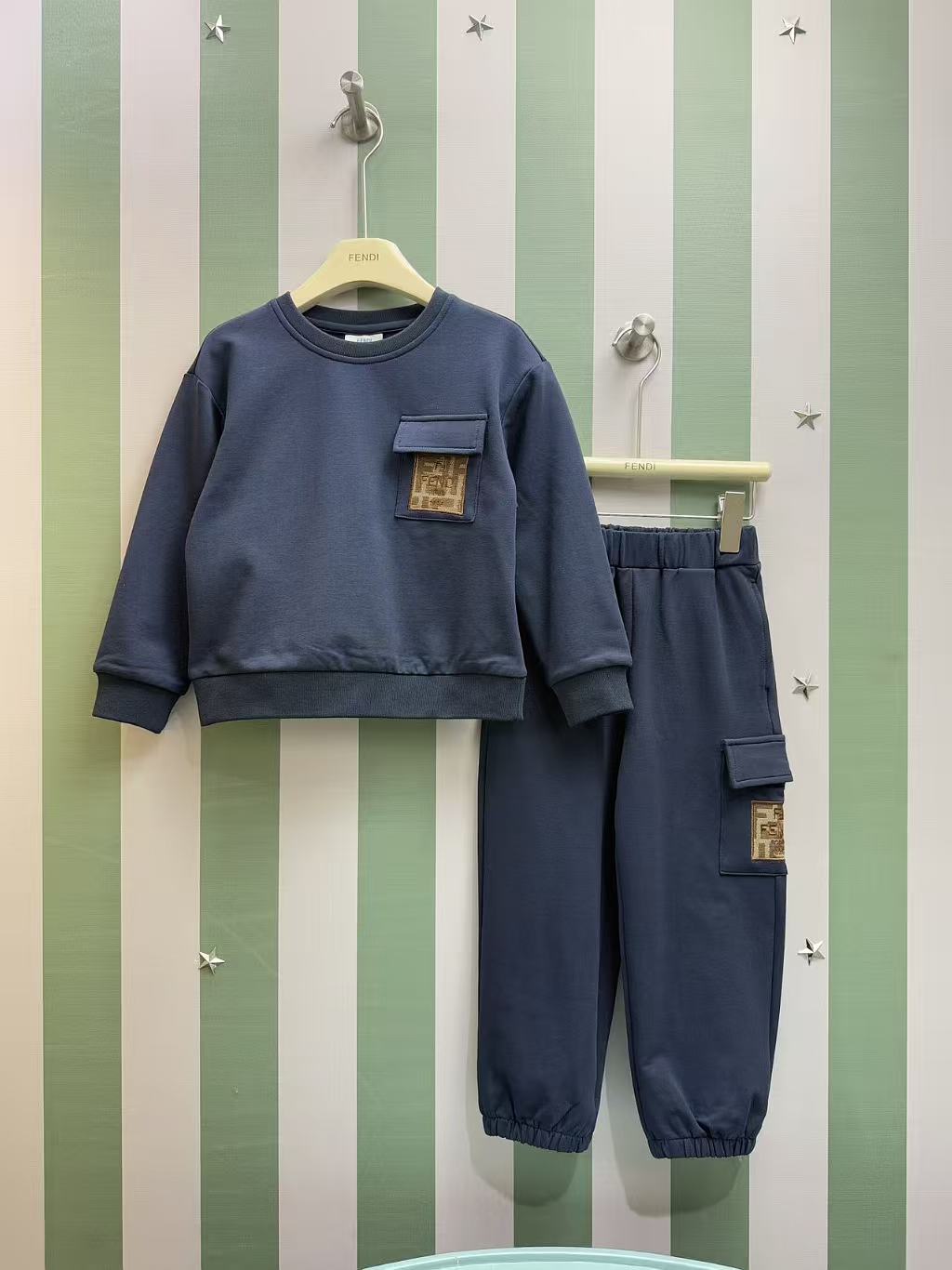 Fendi Logo Print Tracksuit – Kids Collection – 2025SS