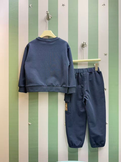 Fendi Logo Print Tracksuit – Kids Collection – 2025SS
