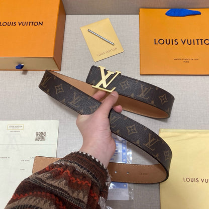 Louis Vuitton Reversible Monogram Leather Belt