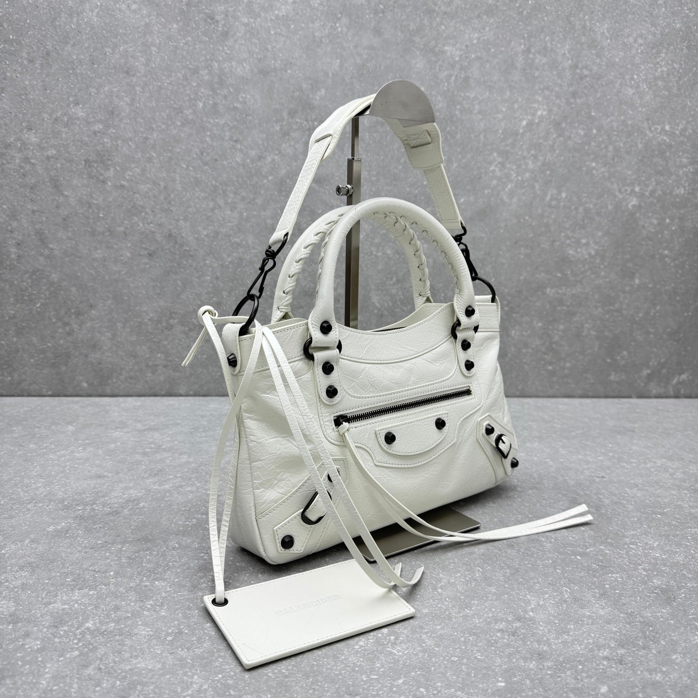 Balenciaga Le City First Bag in Oil Wax Leather