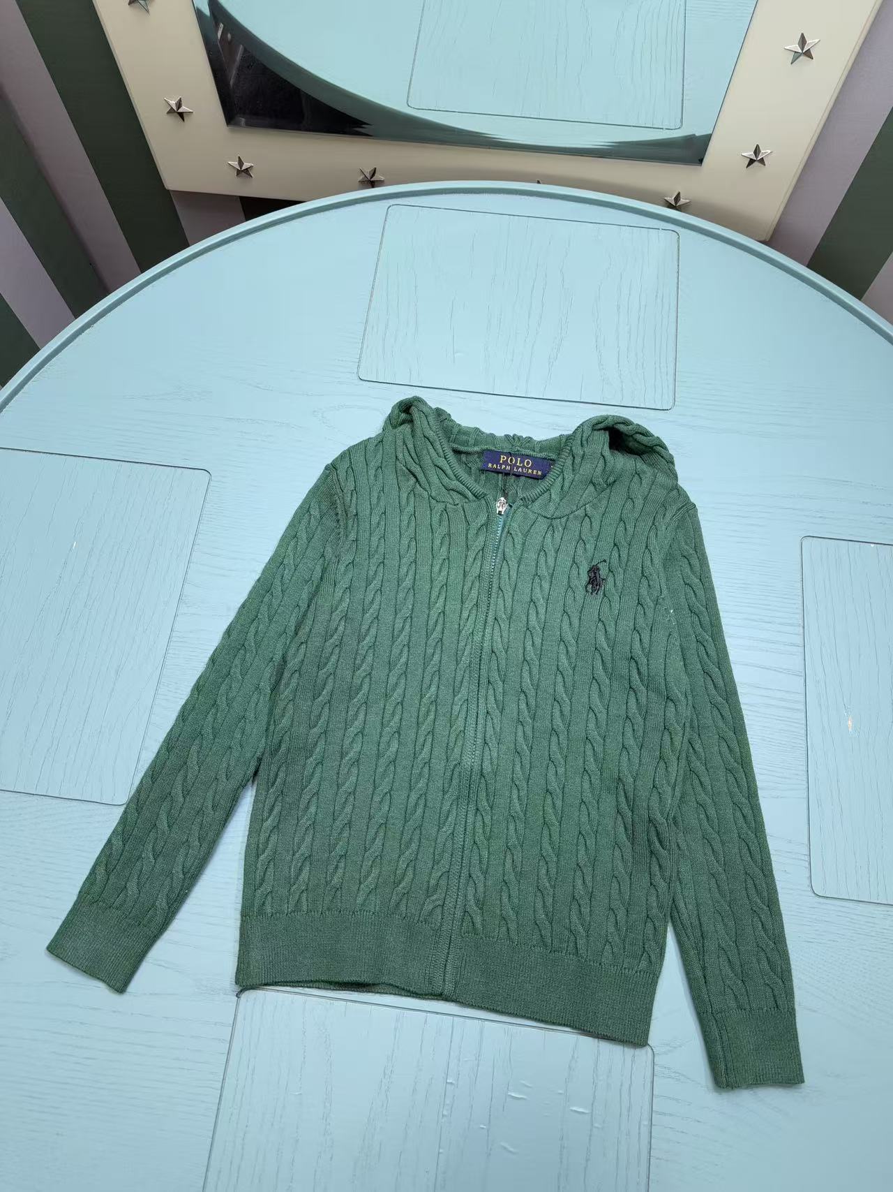 Ralph Lauren Classic Knit Cardigan – 2025SS – Kids Collection