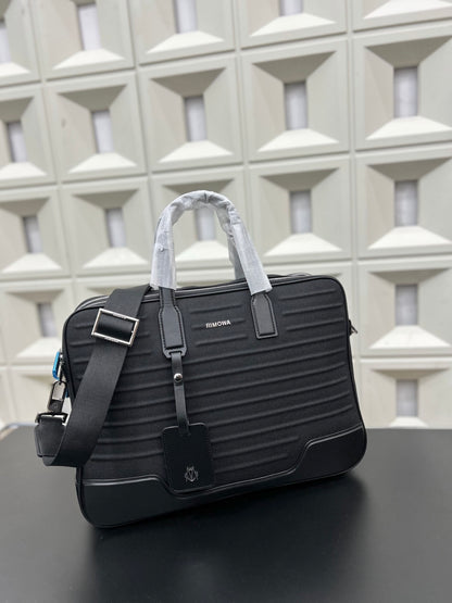 RIMOWA Never Still Canvas and Leather Briefcase
