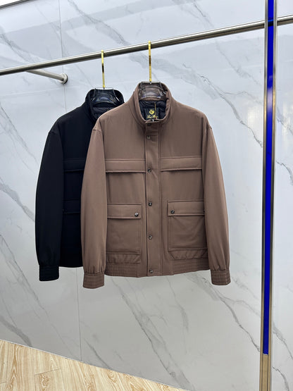 Loro Piana Stand Collar Down Jacket – 2025 Collection