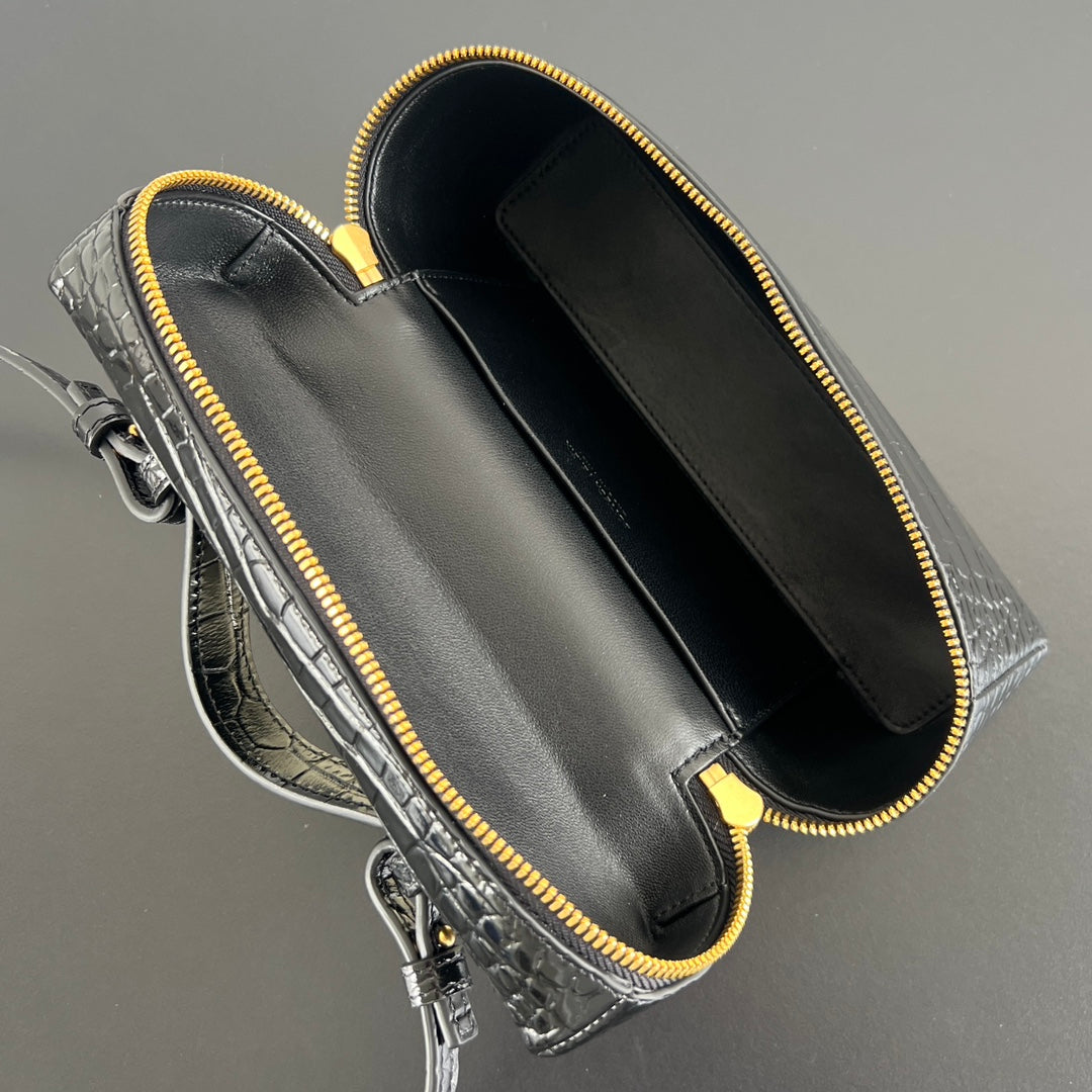 Bottega Veneta Crocodile Embossed Vanity Case