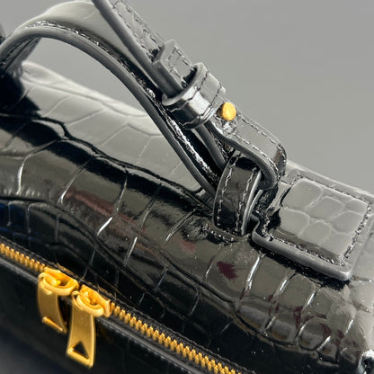 Bottega Veneta Crocodile Embossed Vanity Case