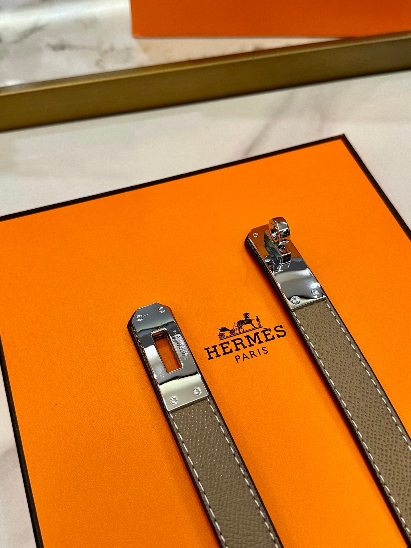 Hermès Slim Leather Belt – 2.0cm