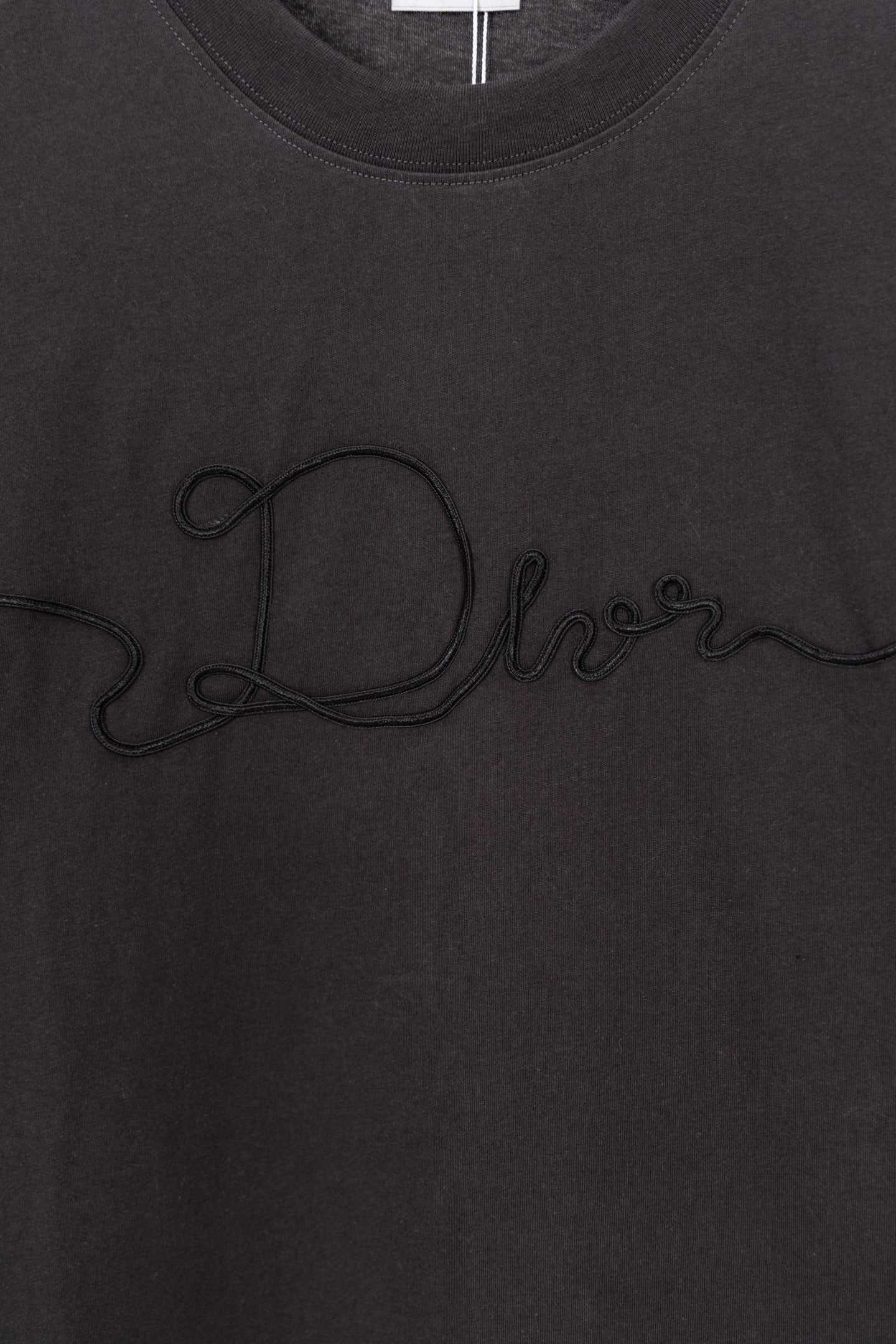 Dior Ribbon Logo Short-Sleeved T-Shirt – 2026 Spring Collection