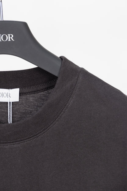 Dior Ribbon Logo Short-Sleeved T-Shirt – 2026 Spring Collection
