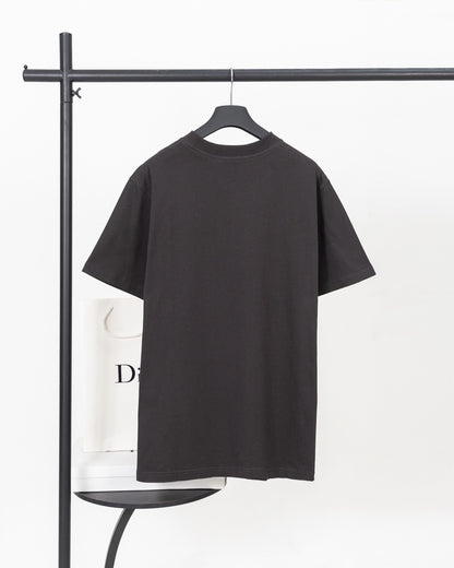 Dior Ribbon Logo Short-Sleeved T-Shirt – 2026 Spring Collection