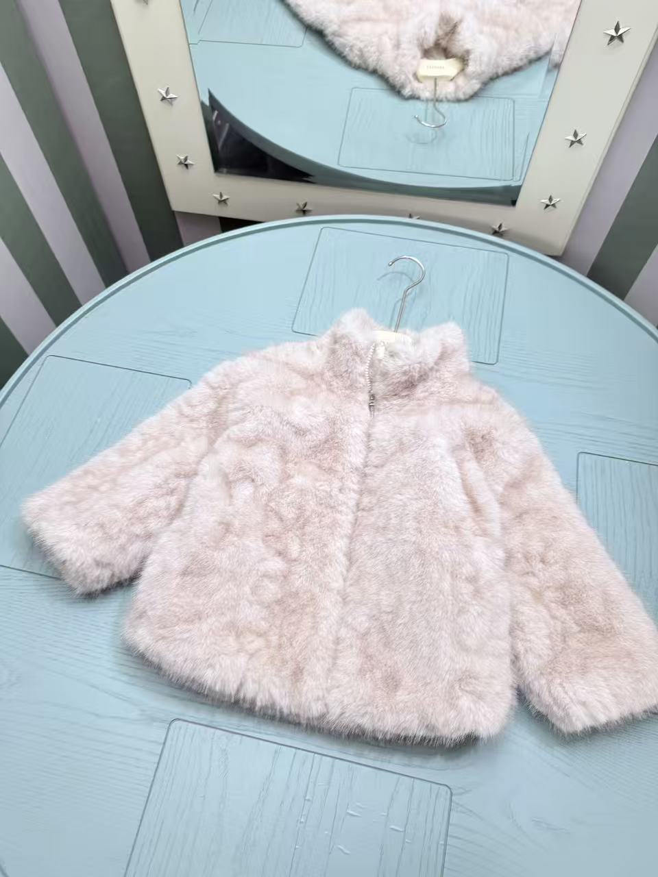 Dior Kids Faux Fur Coat – 25SS – Kids Collection