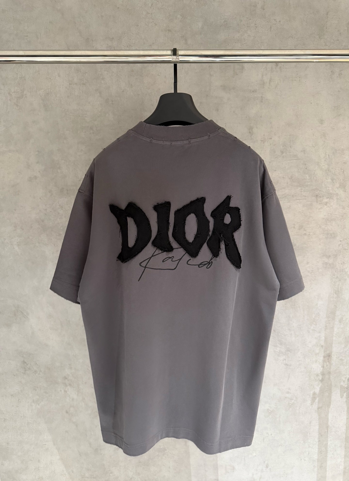 Dior Patch Embroidered Heavyweight T-Shirt