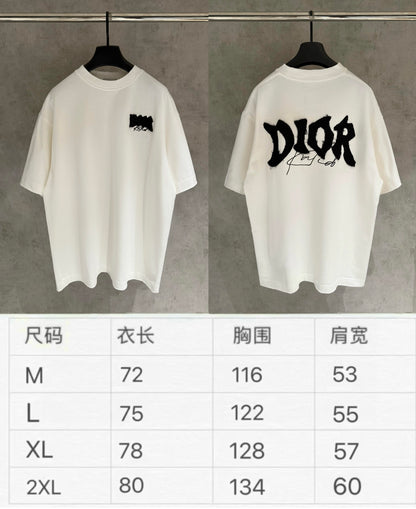 Dior Patch Embroidered Heavyweight T-Shirt