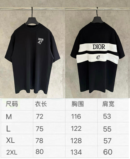 Dior Patch Embroidered Heavyweight T-Shirt